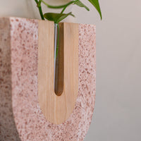 Calah Wall Planter - Upcycled Terracotta
