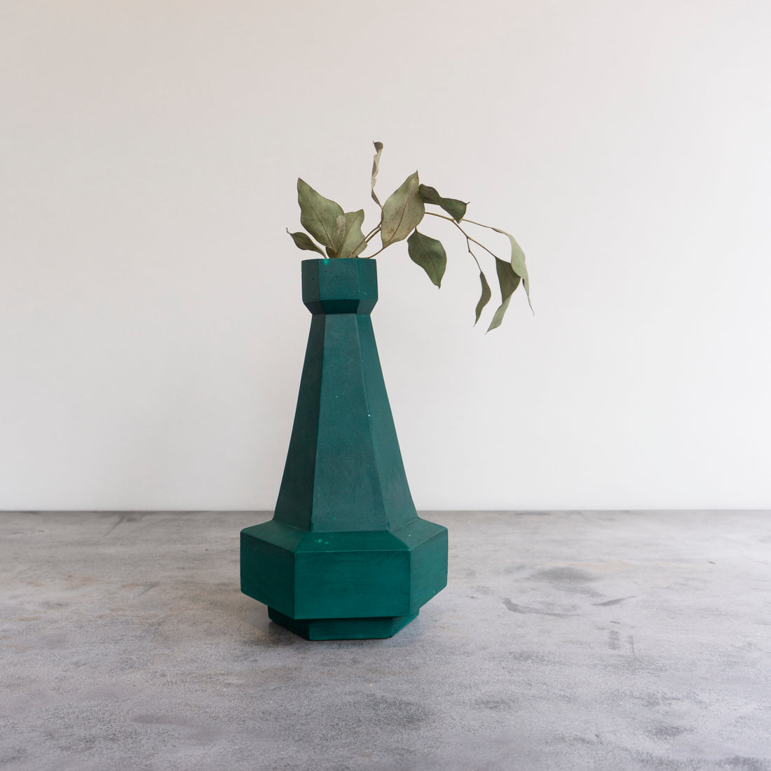 Vase Hexad 06 - Deep Jungle Green