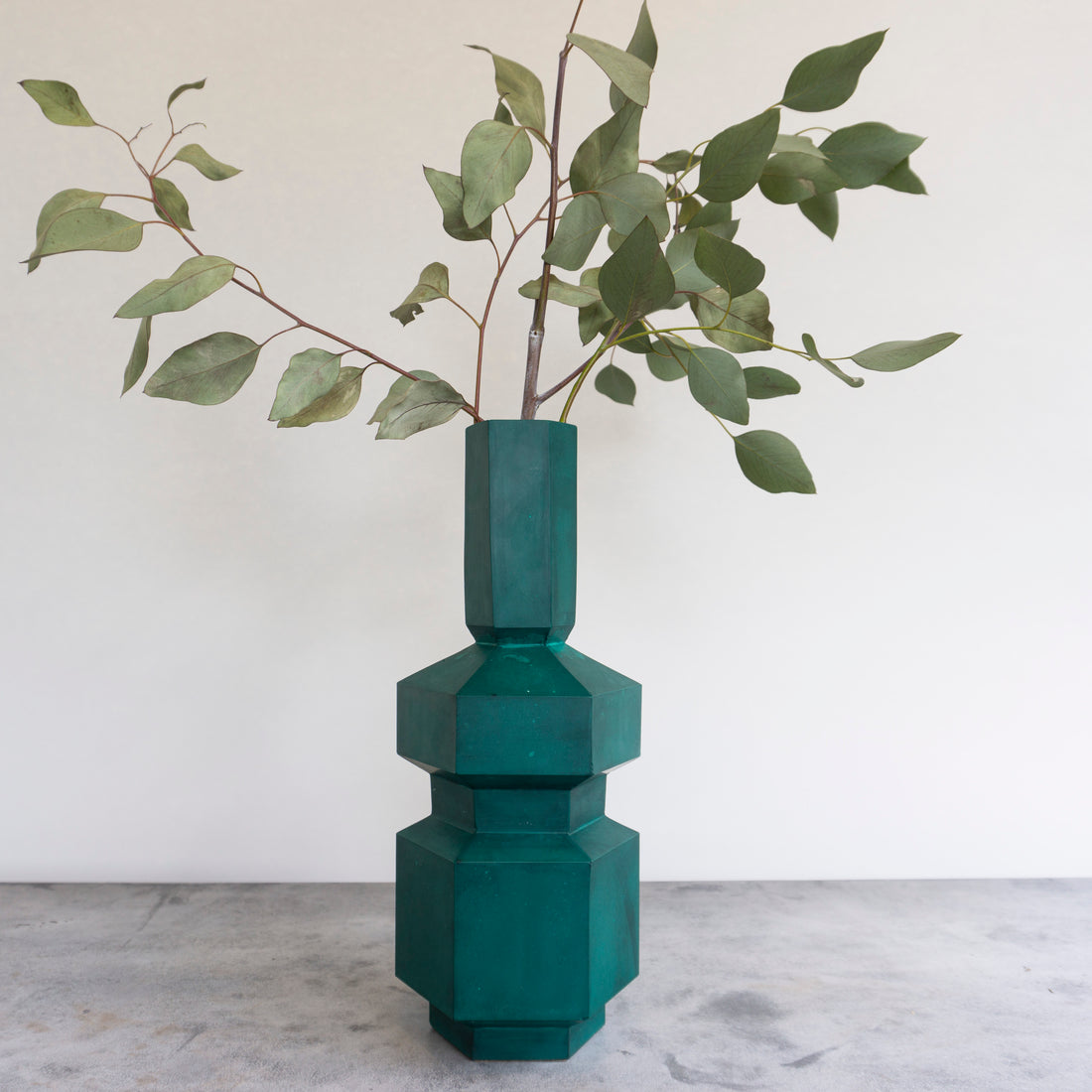 Vase Hexad 26 - Deep Jungle Green